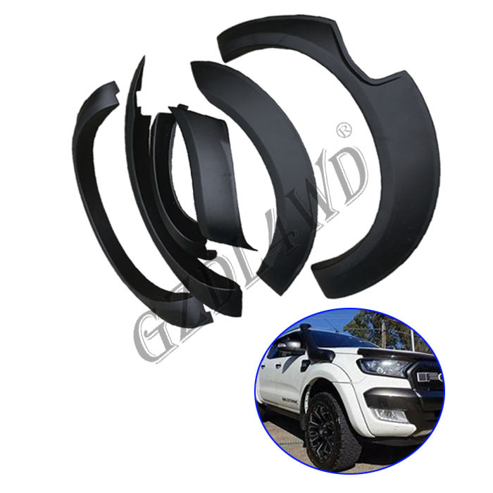 Car Parts Black Ford Ranger Wheel Arches T7 2015-2018