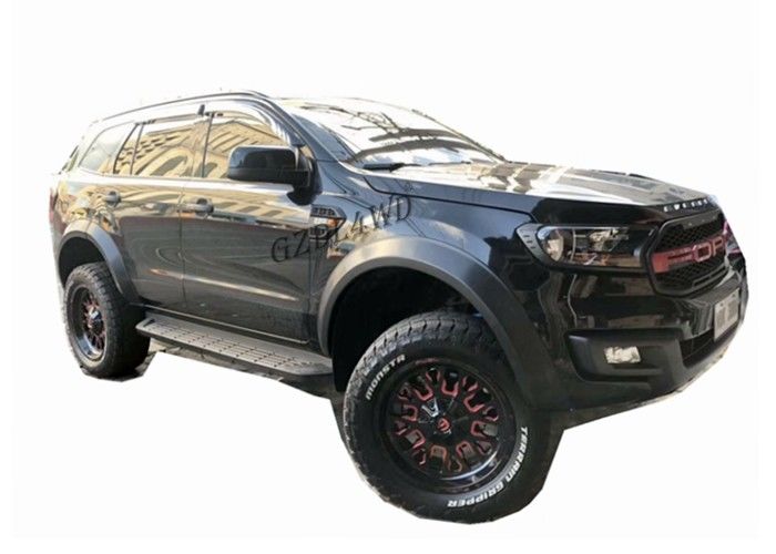 chiarore nero liscio dell'arco della ruota del chiarore esile del cuscino ammortizzatore di 2016 2019 Ford Everest