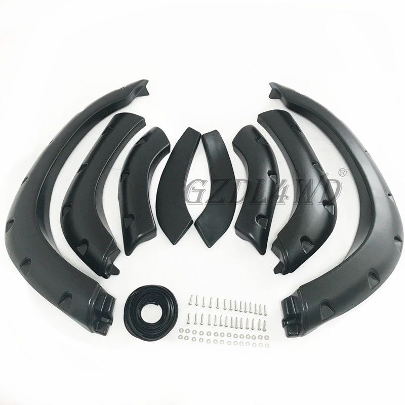 Il cuscino ammortizzatore nero strutturato di Land Cruiser Toyota di 80 serie dei chiarori/DL4WD dell'arco della ruota si svasa