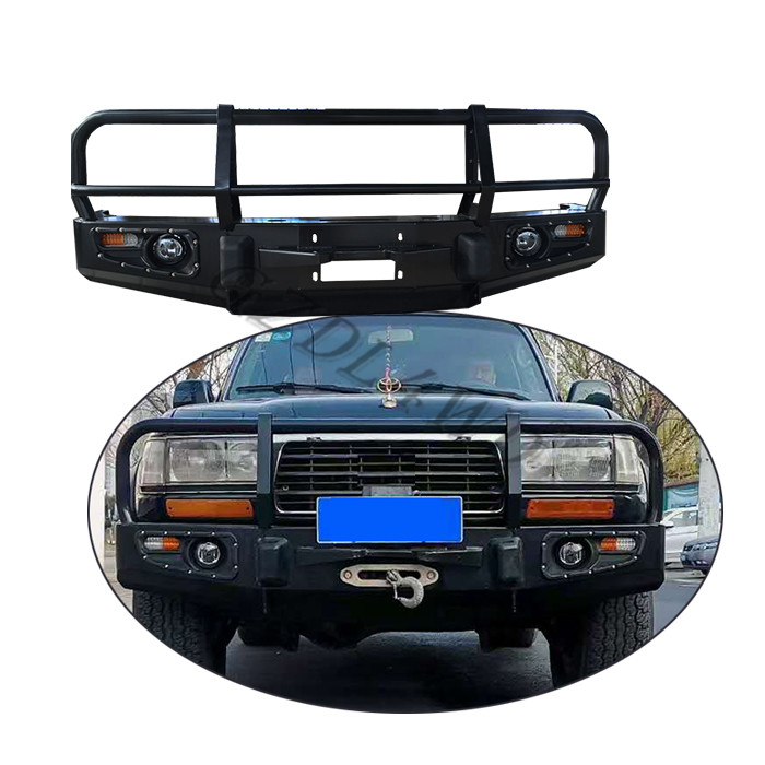 OEM Off Road Car kits Fit Toyota LC80 Heavy Duty Rolled Steel Front Bumper
