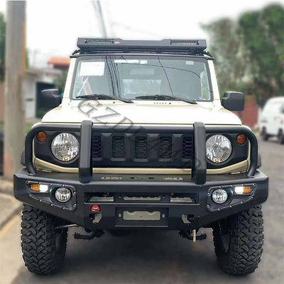 Black Paint 4x4 Steel Car Front Bumper For Jimny 2019+ Front Bull Bar Bumper